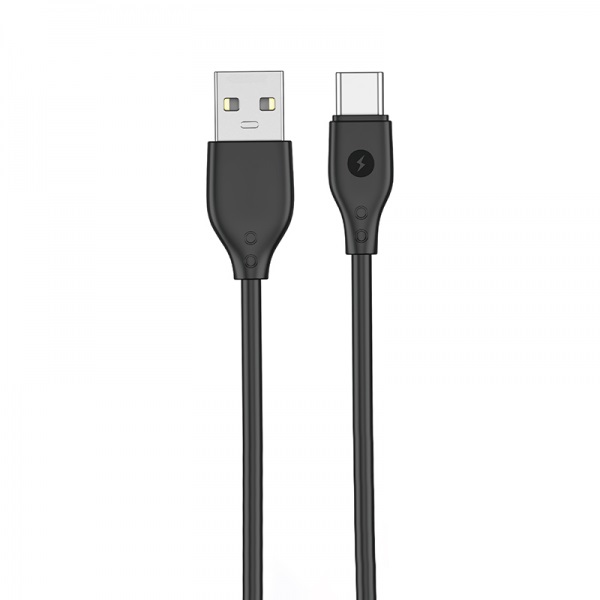 Wiwu Pioneer USB Type-C Cable, 1 Meter, Black - WI-C001