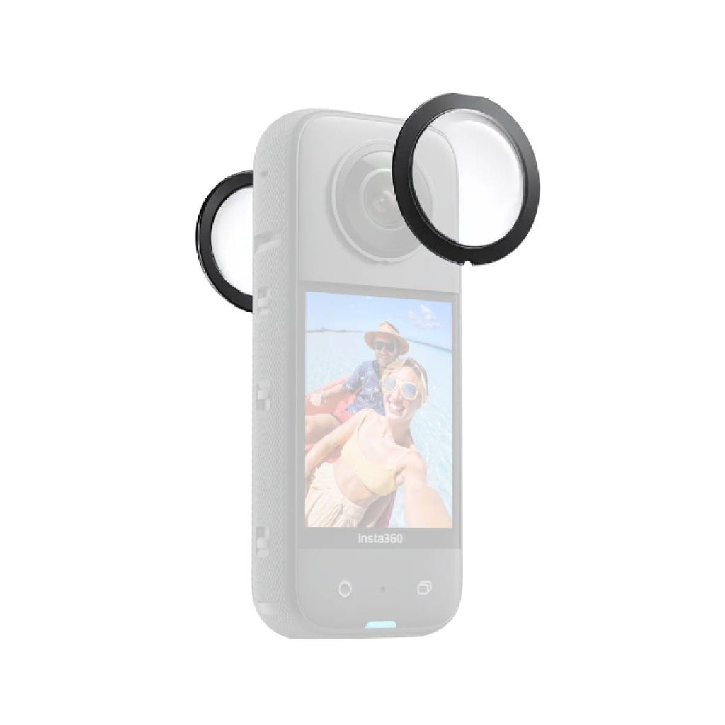 Insta360 X3 Sticky Lens Guards For Camera - Black and Transparent