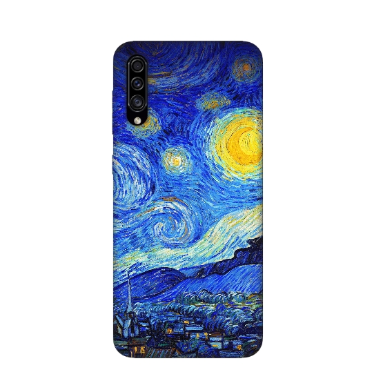 Silicone Sky Pattern Back Cover For Samsung A30s