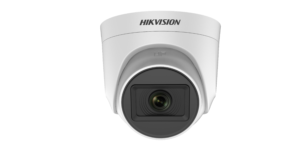 Hikvision 2MP Indoor Fixed Turret Camera, 2.8MM, White - DS-2CE76D0T-EXIPF