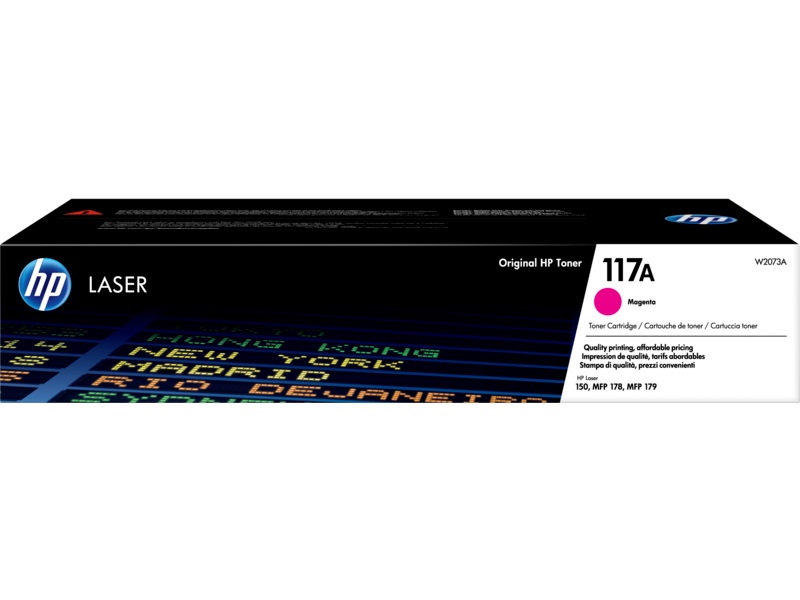 HP 117A Toner Cartridge, Magenta - W2073A