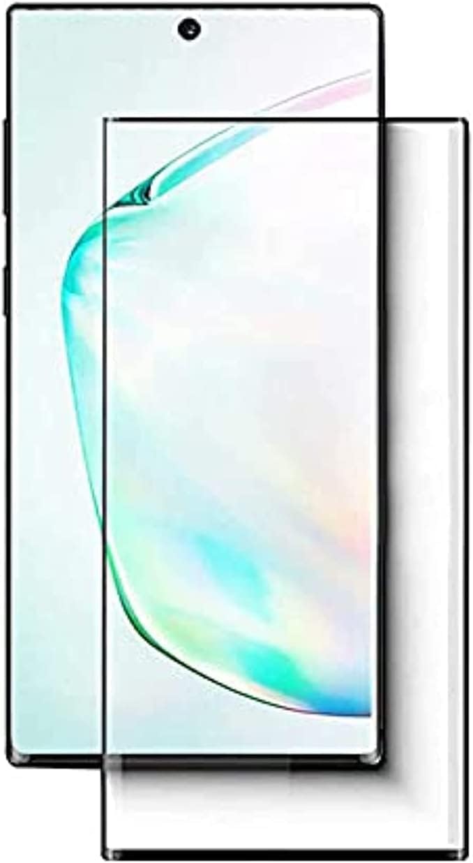 3D Tempered Glass Screen Protector for Samsung Galaxy Note 10 Plus - Transparent with Black Frame