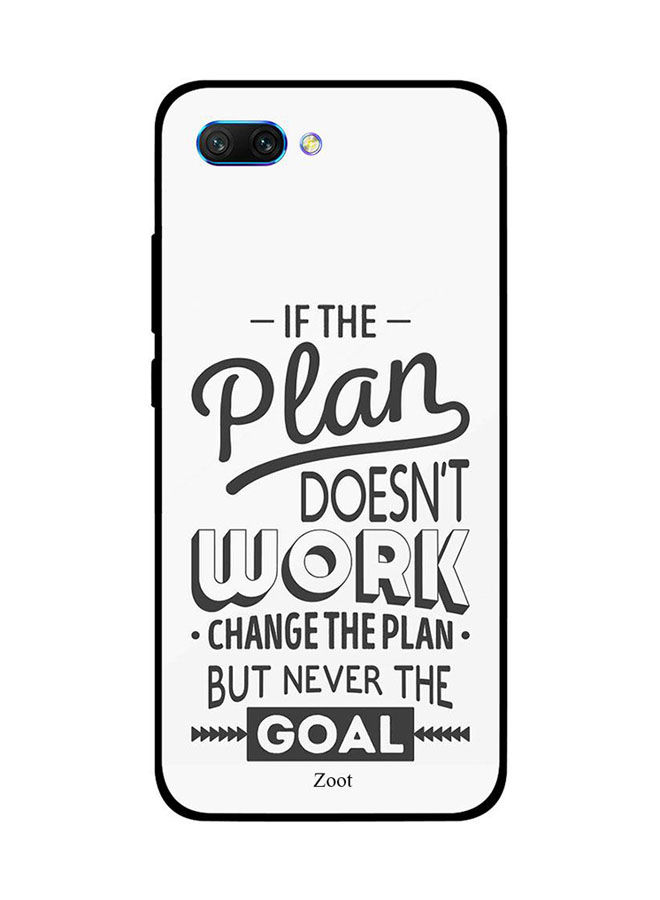جراب ظهر زوت بطبعة عبارة If The Plan Doesn't Work Change The Plan But Never The Goal لهونر 10