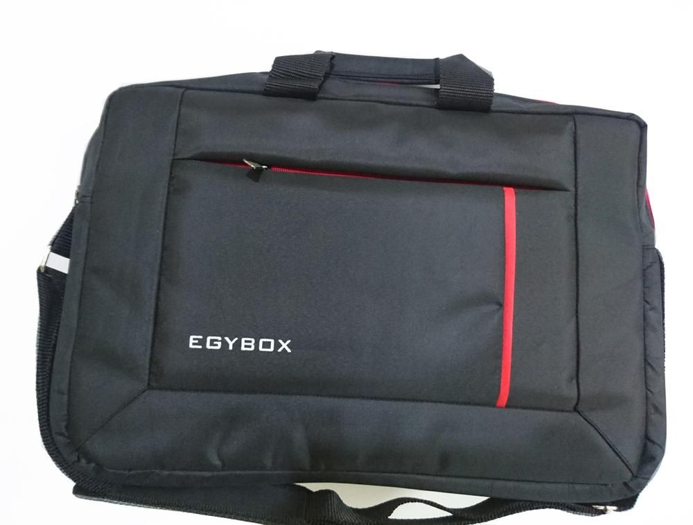 Egybox Laptop Shoulder Bag, 15.6 Inch, Black - ND2
