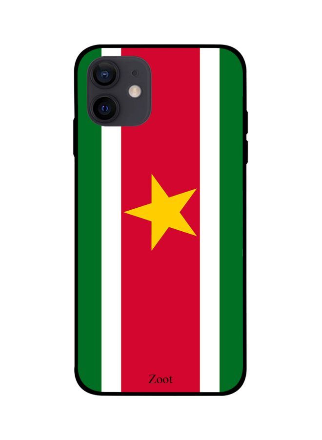 Suriname Flag Printed Back Cover for Apple iPhone 12 Mini