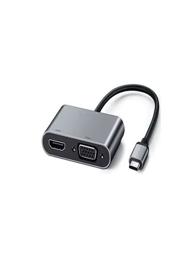 محول USB فئة C إلى HDMI -رمادي