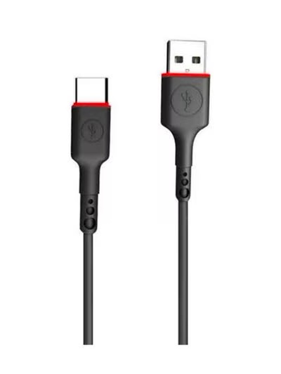 كابل اكيكو USB فئة C، بطول 1 متر - اسود