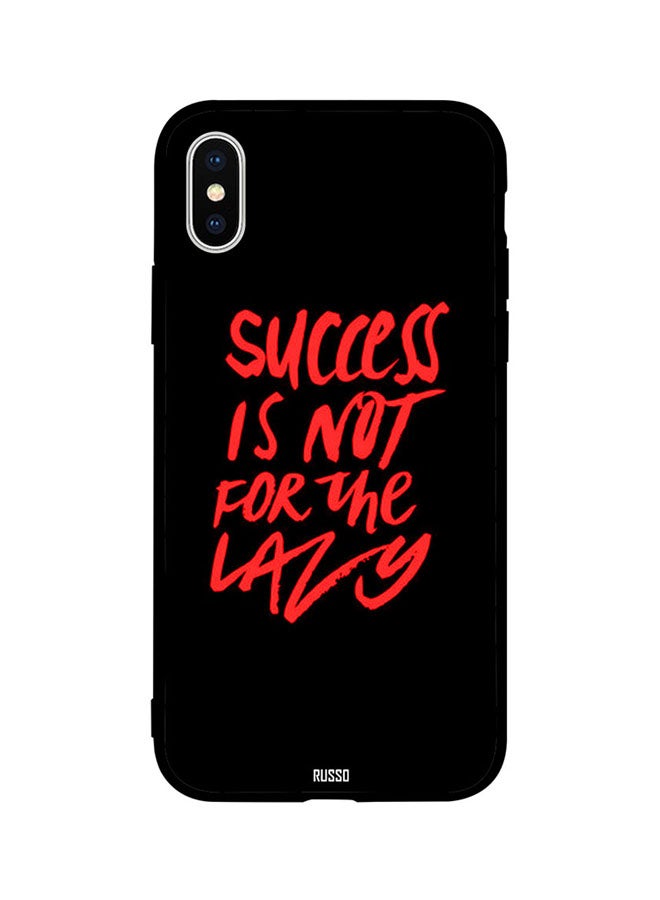 Success is Not The Lazy 2 For Printed Back Cover for Apple iPhone XR