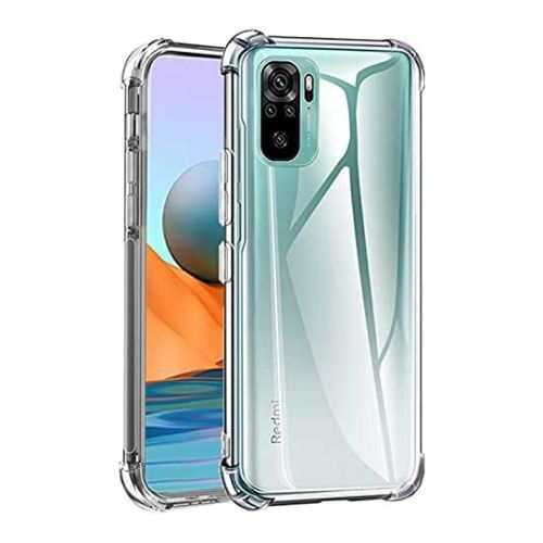 Stratg Gorilla Back Cover for Xiaomi Redmi Note 10 and Note 10S - Transparent