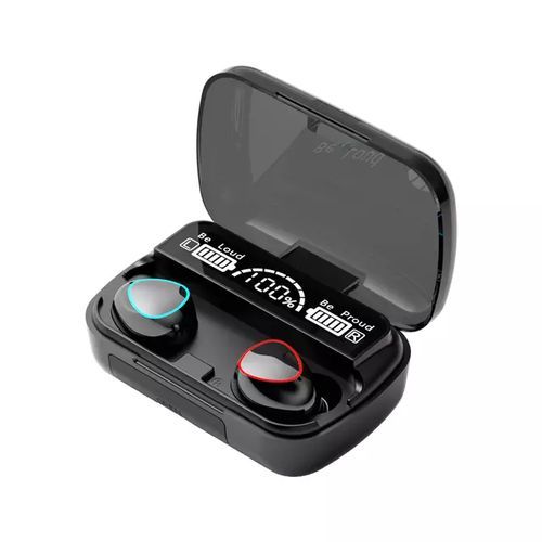 Wireless In Ear Earbuds with Built-in Microphone, Black - M10