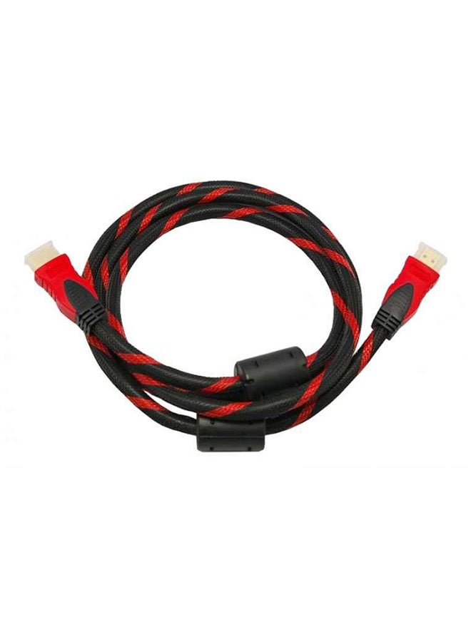 HDMI Cable, 1.5 Meters - Black and Red