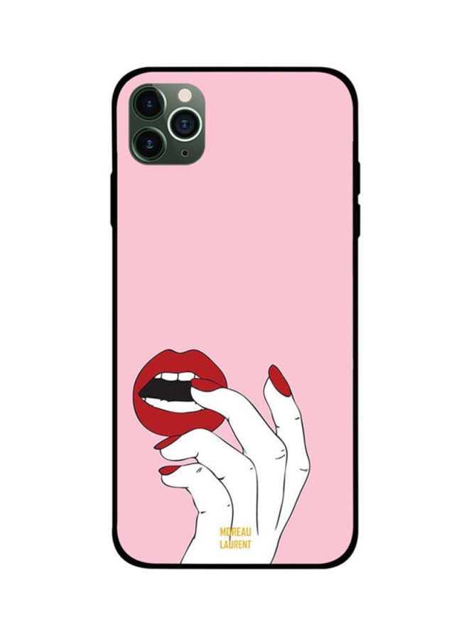 Bitting Finger With Red Lips Printed Back Cover for Apple iPhone 11 Pro Max
