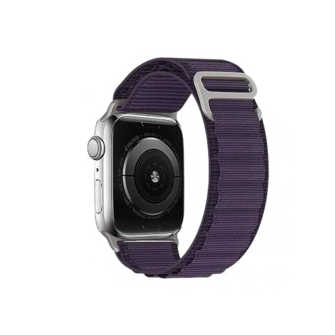 Nylon Smart Watch Strap for Apple Watch Series 6, 42mm, 44mm - Purple
