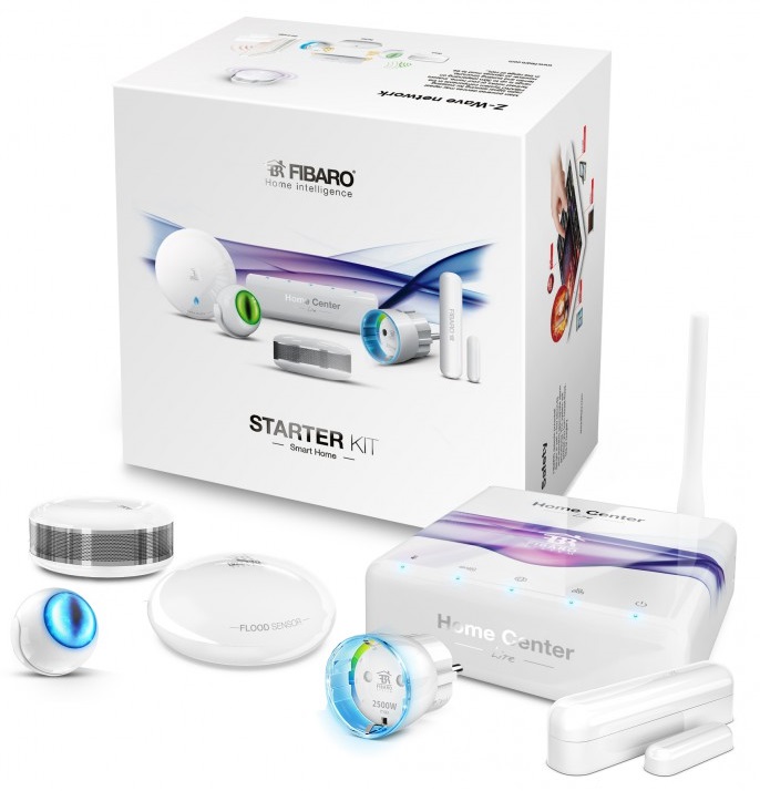 Fibaro Smart Home Automation Starter Kit, 6 Devices - White