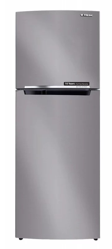 Fresh No Frost Refrigerator with Plasma Ionizer, 336 Liters, Stainless Steel - BR400KT