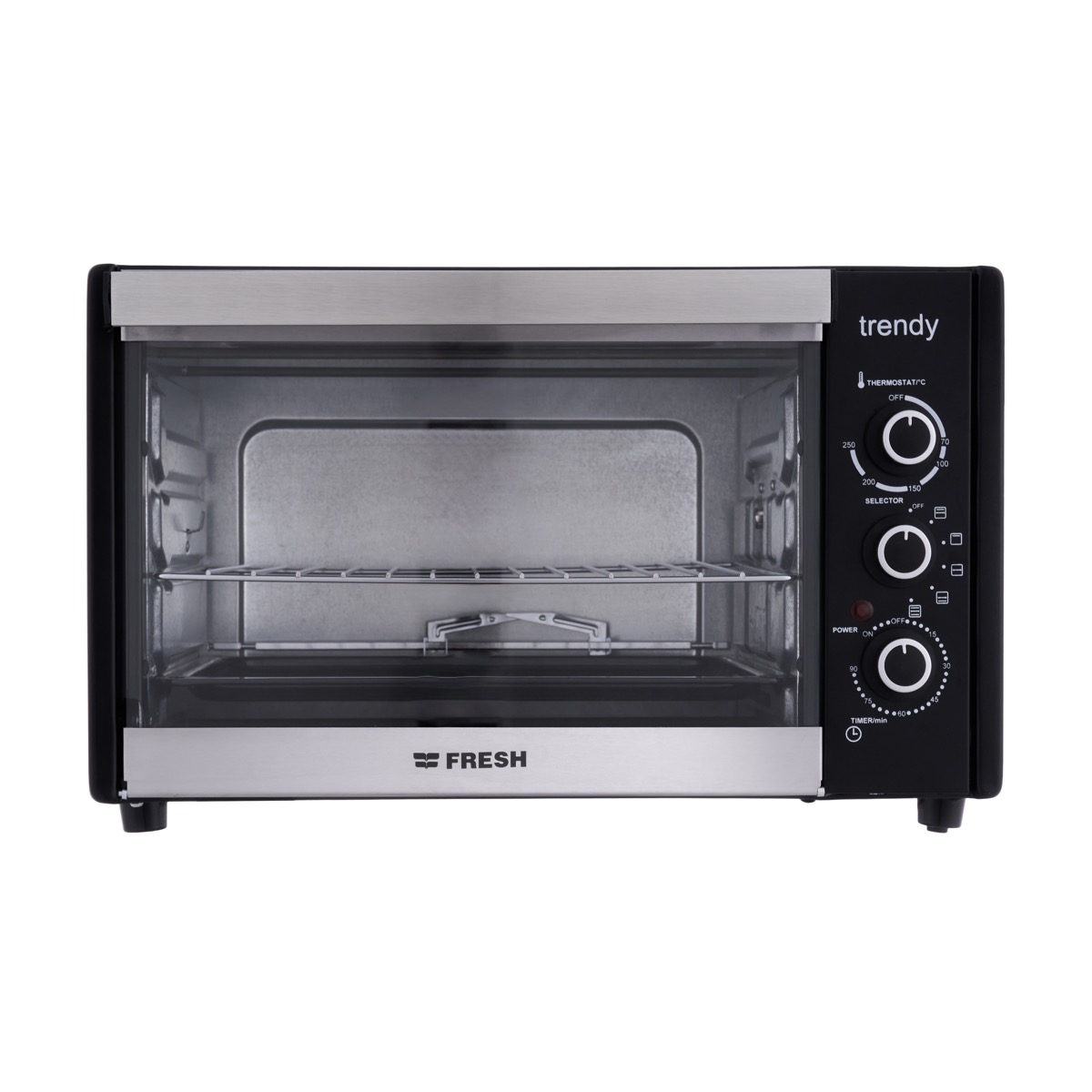 Fresh Electric Oven with Grill, 36 Liters, 1700 Watt, Black Silver - FR-36R