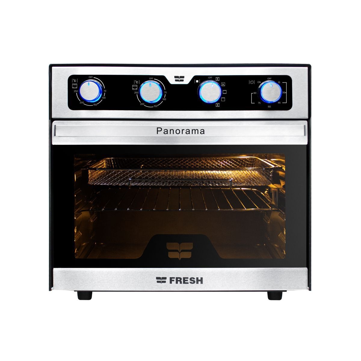 Fresh Panorama Oven with Air Fryer, 45 Liters, 2700W - Black