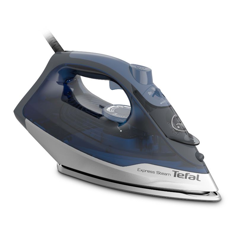 Tefal Express Steam Plus Steam Iron,  2500 Watt,  Blue Salt - FV2868E2