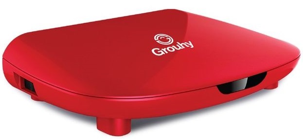 Grouhy Mini HD Satellite Receiver, Red - 6666