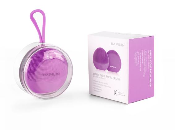Hapilin Mini Silicone Facial Brush - Purple