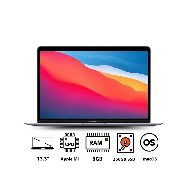 Apple MacBook Air Laptop, M1 Chip, 13.3 Inch, 512GB SSD, 8GB RAM