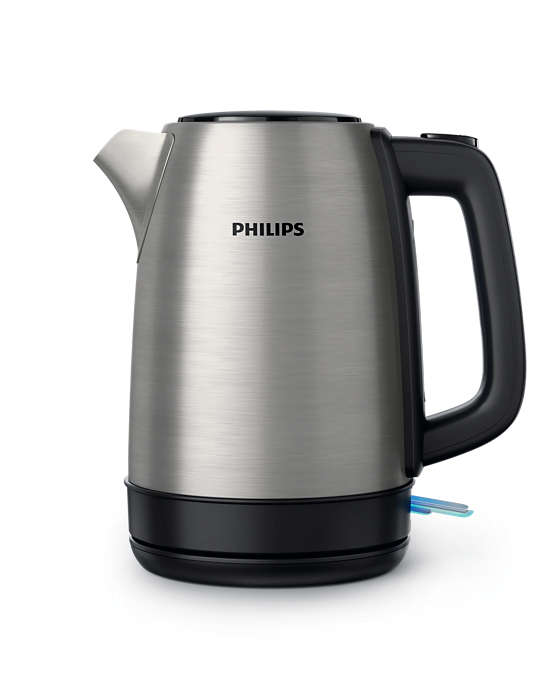 Philips Daily Collection Electric Kettle, 2200 Watt, 1.7 Liter, Stainless Steel - HD9350/90