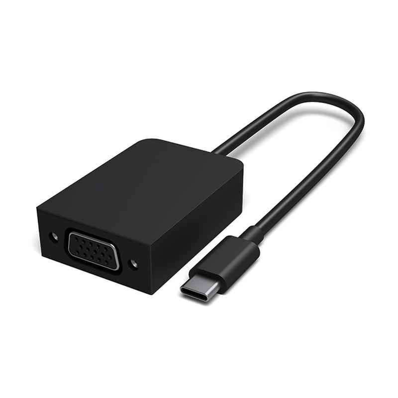 Microsoft Surface USB-C to VGA Converter, Black - HFT-00008