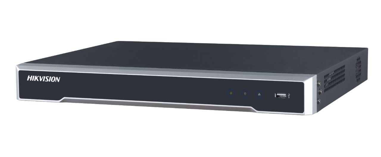 Hikvision 4K Security System NVR, 8 Channels, Black - DS-7608NI-I2