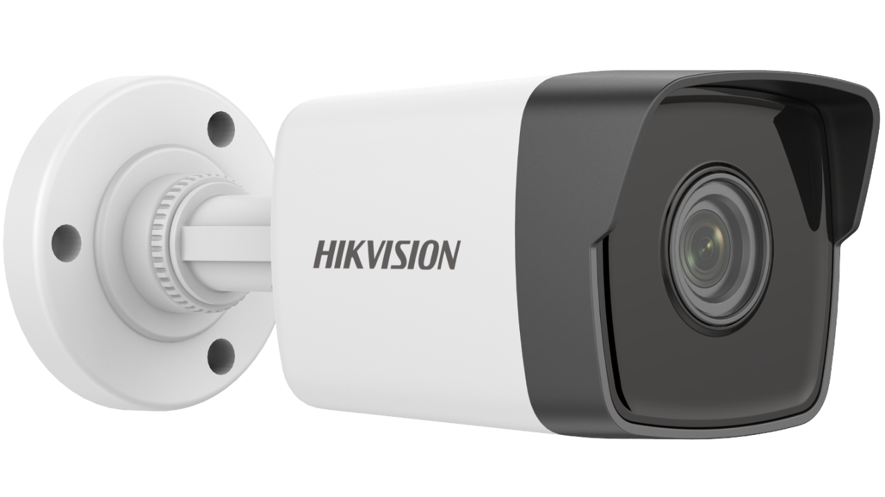 Hikvision FHD 1080P IR Outdoor Bullet Security Camera, 2MP, White - DS-2CD1023G0E-I