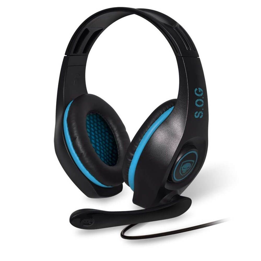 Spirit of Gamer Over Ear Gaming Headset with Mic Blue and Black PRO H5 Best price in Egypt B.TECH