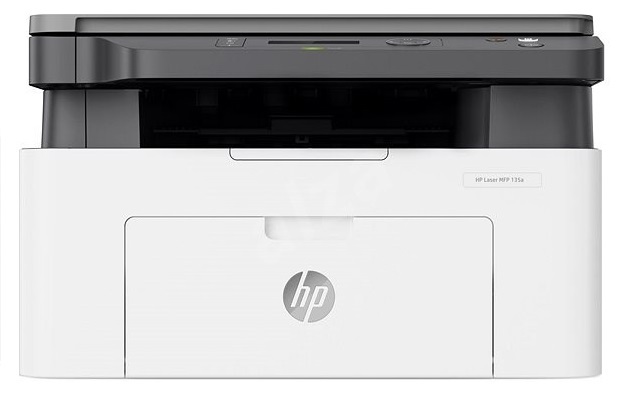 HP LaserJet 135A 3-in-1 Printer, White - 4ZB82A