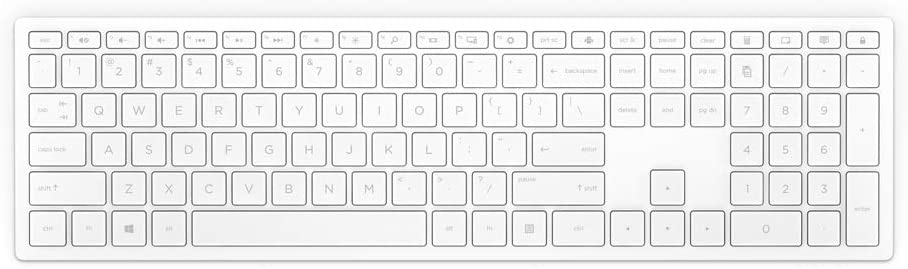 HP Pavilion Wireless Keyboard 600 White 4CF02AA Best price in Egypt B.TECH