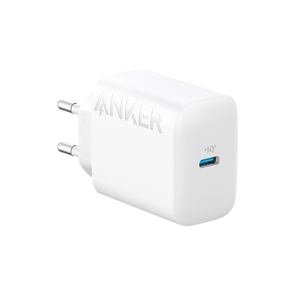 Anker PowerPort Wall Charger, 20W, 1 USB-C Port, White - A2347L21