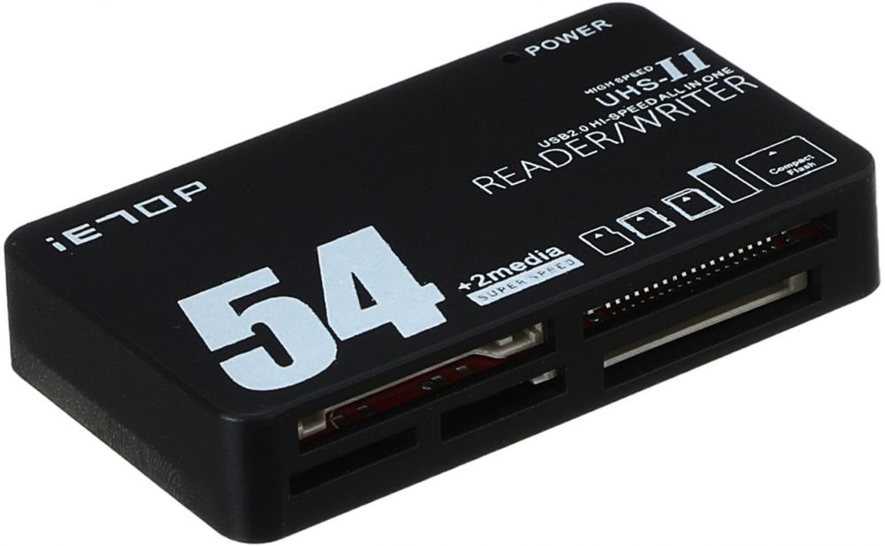 موزع قارئ بطاقات الذاكرة اي توب، كابل 5 Pin USB إلى فئة C، اسود - C2-07