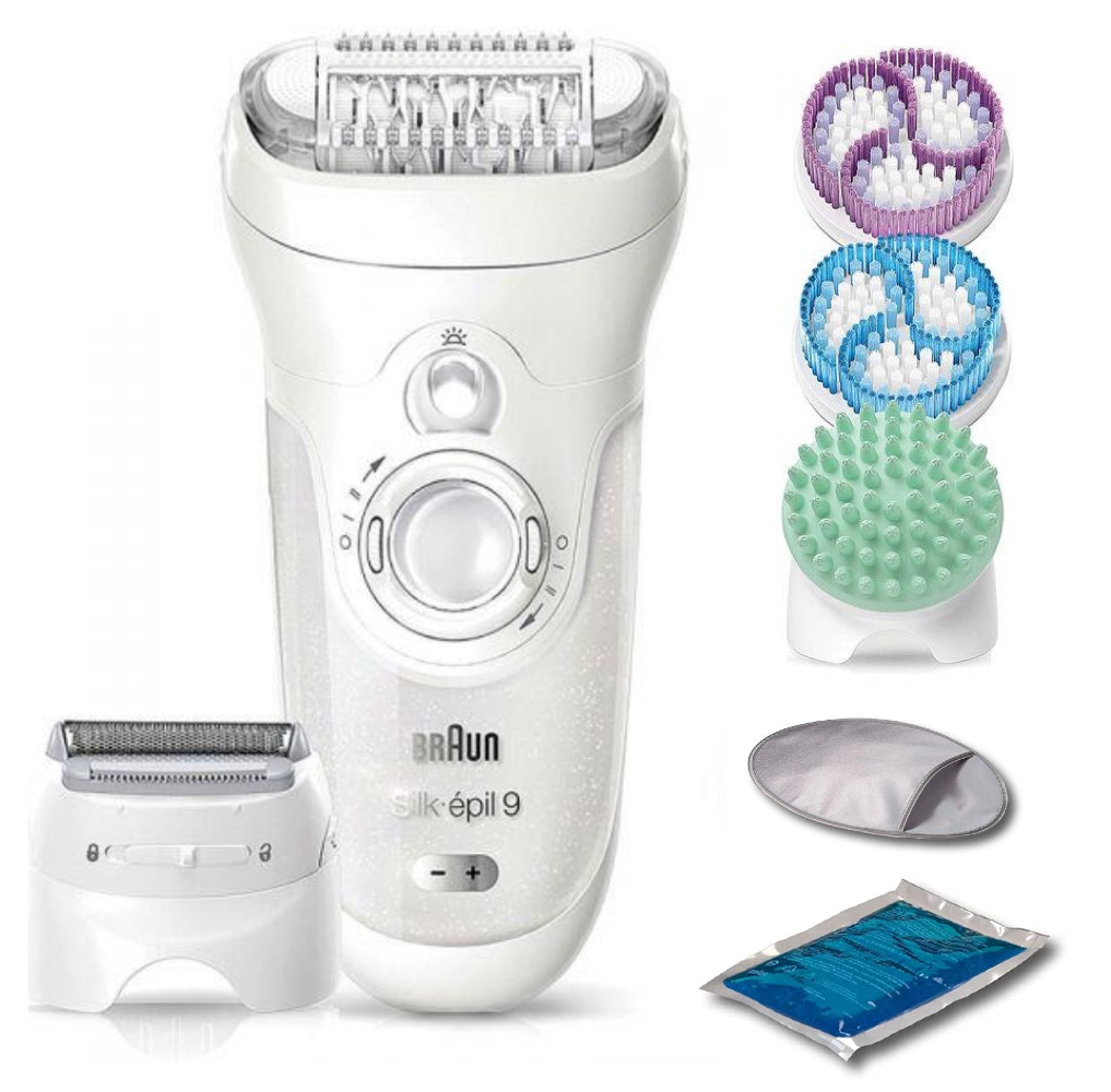 Braun Silk-épil 9, Wet and Dry Epilator, 100 Years Limited Edition, White -  MBSES9, Best price in Egypt