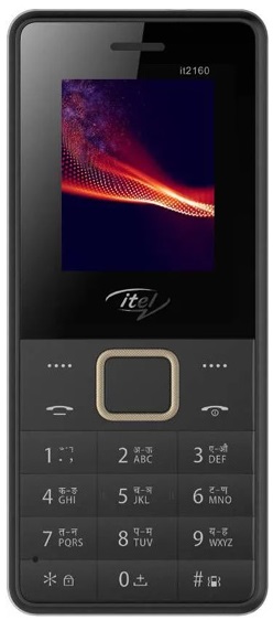 itel it2160, Dual SIM - Black