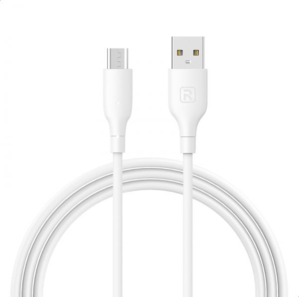 Recci Micro USB Cable, White - Rtc-N08M