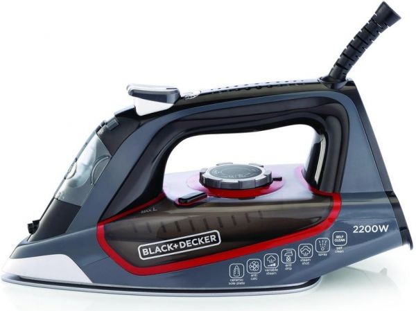 Black + Decker Steam Iron, 2200 Watt, Multicolor - X2050-B5