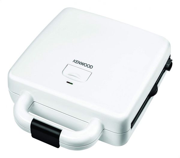 Kenwood 3 in 1 Sandwich Maker, 700 Watt, White Black - SMP84