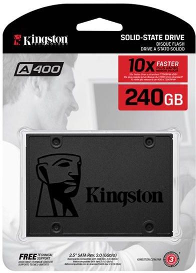هارد SSD كينجستون A400، سعة 240 جيجا- SA400S37/240G