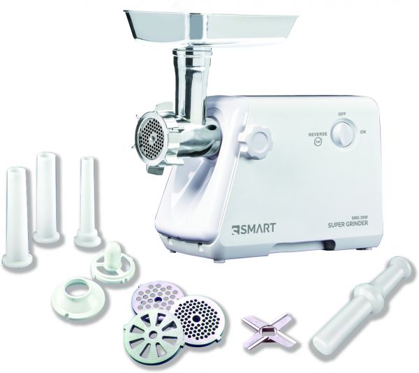 Smart Meat Grinder, 1000 Watt, White - SMG2000W