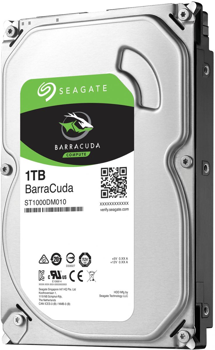 Seagate BarraCuda Internal Hard Drive, 1TB - ST1000DM010