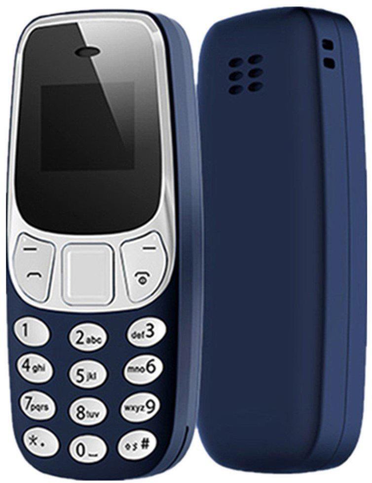 Hope Mini Mobile Phone BM-10, Less Than 512 MB,  Less Than 256 MB Ram, Dual Sim - Blue