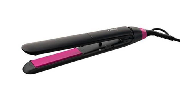 Philips Ceramic Hair Straightener, Black / Pink - BHS375/00