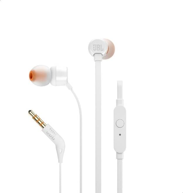 JBL Tune Wired Earphones with Microphone White T110 Best price in Egypt B.TECH