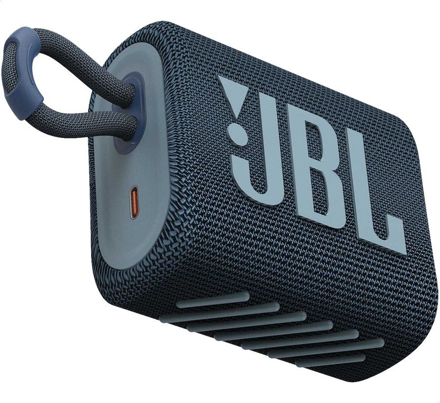 مكبر صوت بلوتوث محمول جي بي ال جو 3، ازرق - JBLGO3BLU