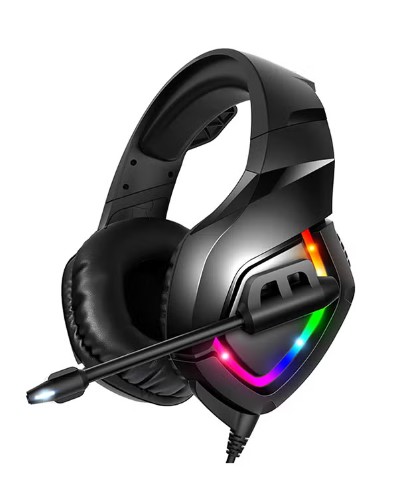 ONIKUMA K1 RGB Gaming Headset - Surround Sound - Noise Cancelling Microphone - 50mm Drivers - PC / PS4 / XBOX ONE / MOBILE / Laptop