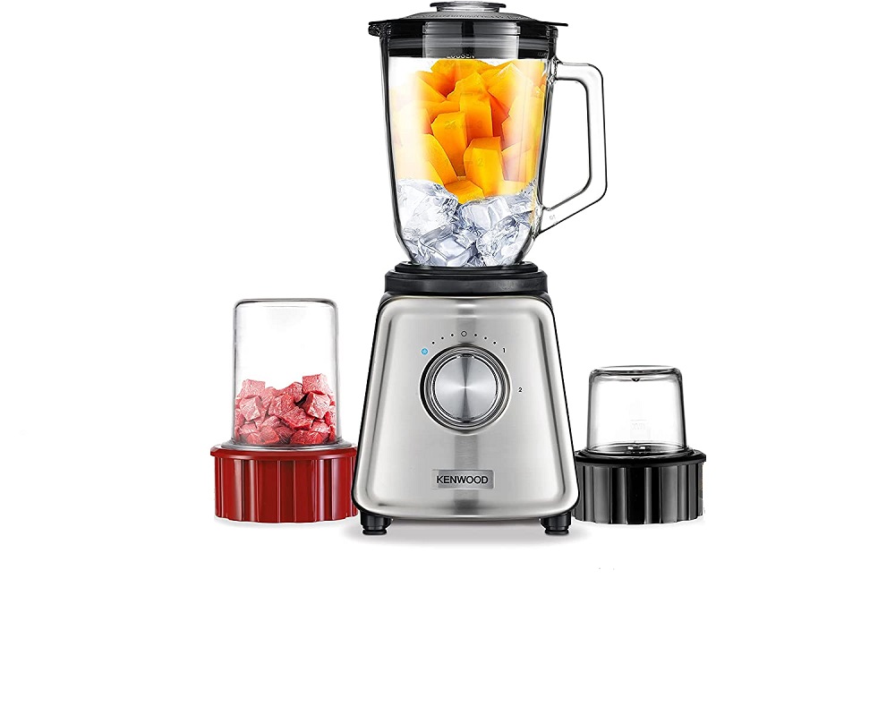 Kenwood Blender with Grinder and Mill 800 Watt Silver BLP44.270SS Best price in Egypt B.TECH