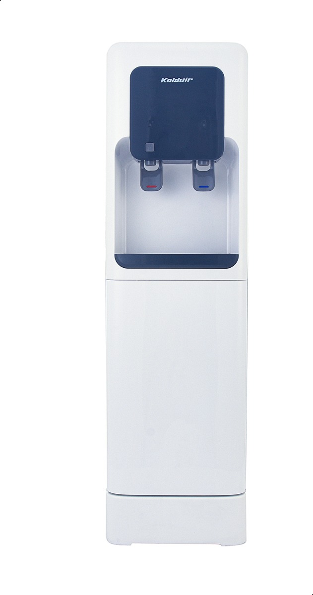 مبرد مياه كلاسيك مزود بثلاجة من كولدير، ساخن و بارد، اوف وايت ورمادى - BFW 1.1
