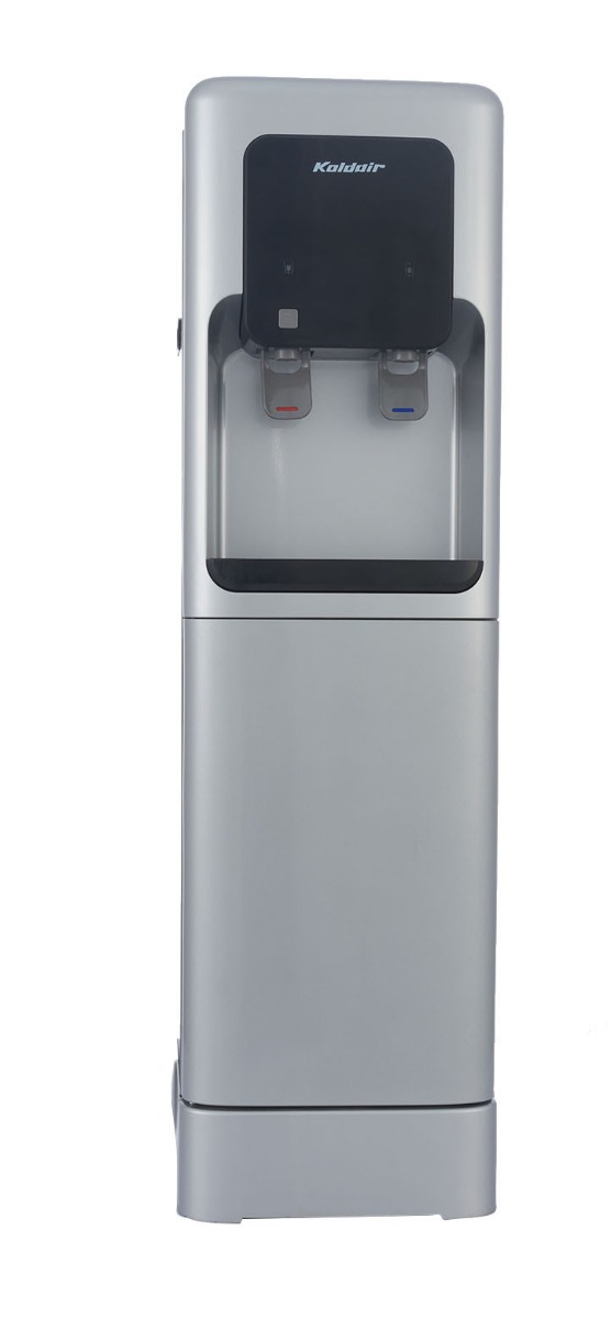 Koldair Hot and Cold Water Dispenser with Fridge, Silver - KWD BFW2.1